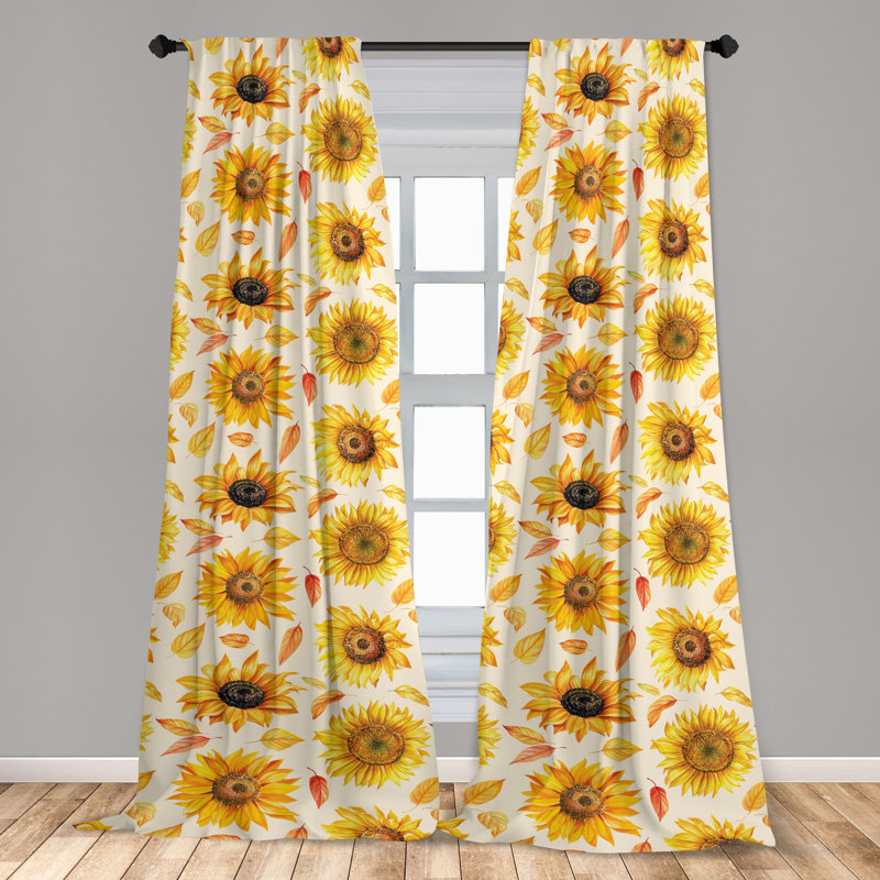 Semi Sheer Curtain Pair, 28" W x 95" L