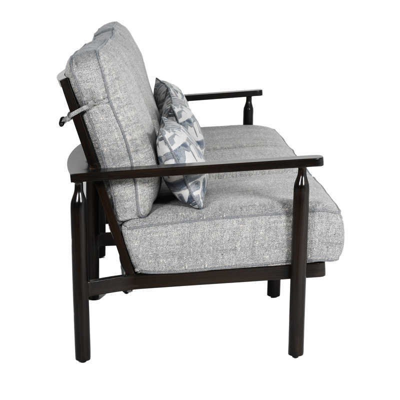 Holland Cushioned Sofa w/Three Accent Pillows