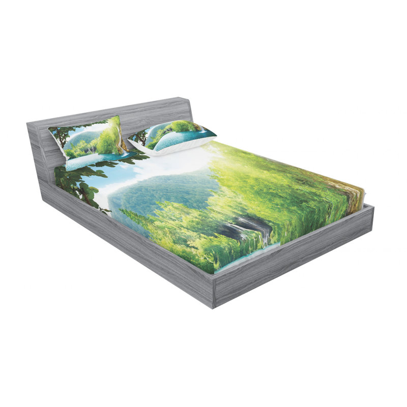 Microfiber Sheet Set, Full Sheet Set with Fitted Sheet