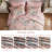 Reversible Bedding Sets Twin Xl Microfiber Vintage Floral For Home