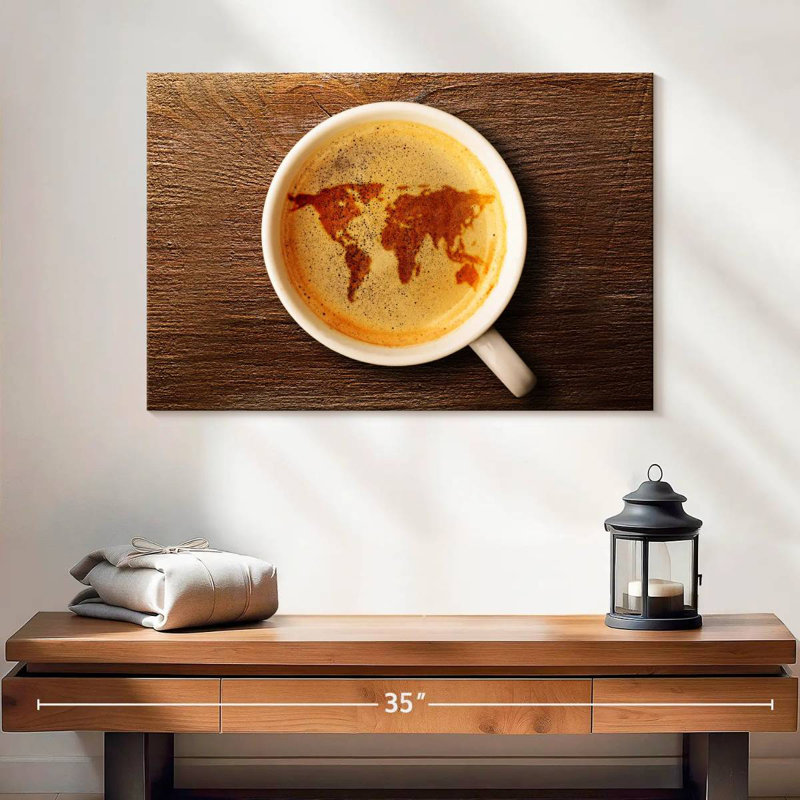 Yarlin World Of Espresso, 16" H x 24" W