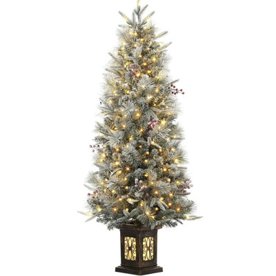 54' H Lighted Artificial Christmas Tree