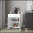 Burnside Kitchen Cart with 2 Doors and 1 Drawer, Sleek Design for Storage and Mobility, Perfect for Modern Kitchens
