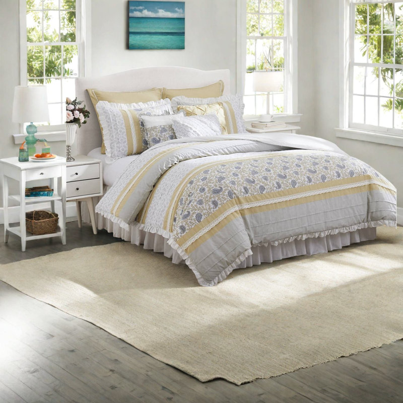 Ensemble de literie en coton Percale