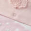 Ensembles de literie en chenille capitonnée florale, conception réversible rose, double / grand