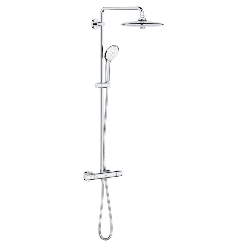 Système de douche thermostatique Euphoria 260 CoolTouch, Chrome ciel étoilé