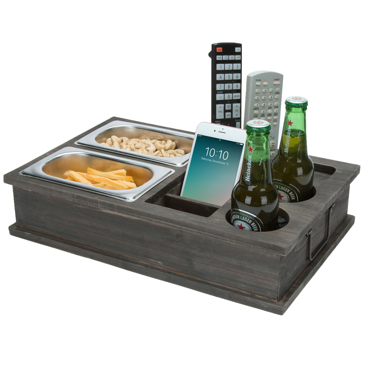 Mercer41 Kami TV Trays for Sofa with Snack Server Wayfair