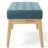 Modern Style Teal With Construction And Blend Upholstery Mid-Century , Soft Fabric Stable Birch Wood Frame