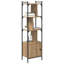 154.5cm H x 44.5cm W Metal Bookcase-1586542342