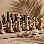 Premium Chess Set - Jeu d'échecs en marbre de 12 pouces avec étui de rangement par Marble Cultures