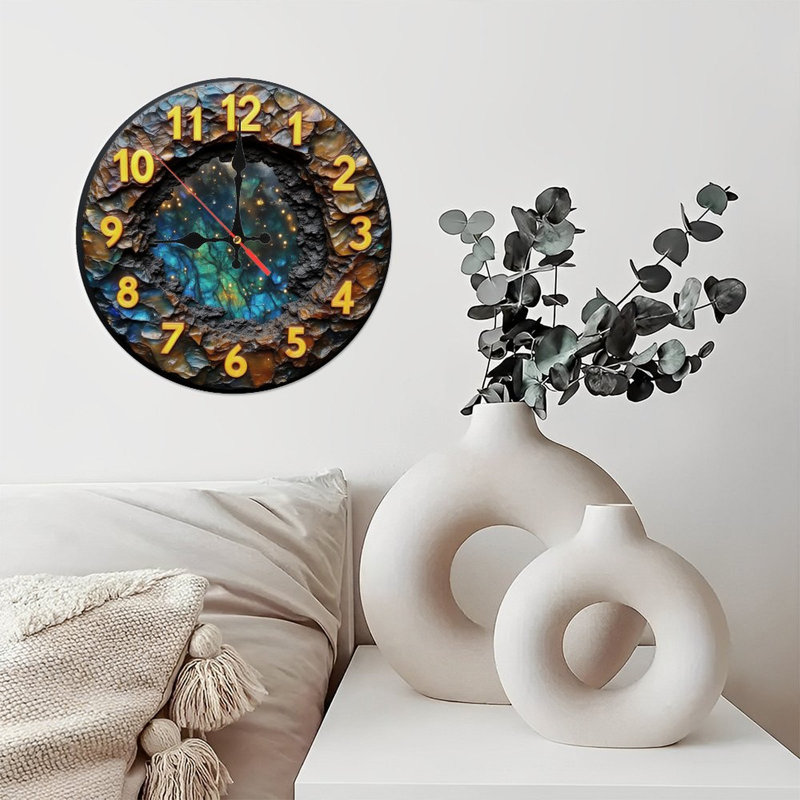 Golden Numbers On Cosmic Stone Clock
