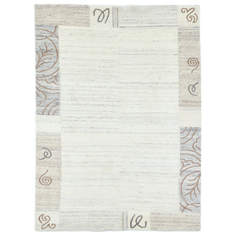 Roseboom Wool Hand Woven Area Rug, Rectangular 250 x 350 cm