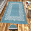 Tapis tissé élégant (4 x 6 pieds), 100% polyester, d'une hauteur de poils de 0,3 po | Pois antibactérien antidérapant en PVC | Lavable à la machine, impression numérique en 3D | Parfait pour le salon, la chambre à coucher et le bureau-693794580