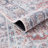 Washable Non-Slip Traditional Rug - Brick / Dark Blue Rug for Entryway, Hallway, Bathroom, and Kitchen-510005485
