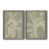 Toile avec cadre gris