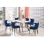 Ricky Modern Velvet Dining Chairs - Ergonomic Upholstered Curved Back with Solid Wooden Legs - Side Chair for Office Kitchen Living Room Dining Room-1845933986