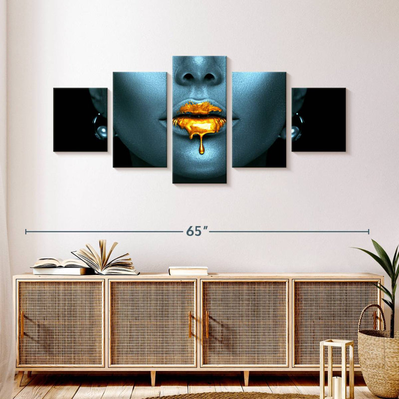 Liquid Lips, 24" H x 55" W