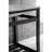 Kingston Brass Quadras 31-Inch Ceramic Console Sink with Steel Base and Shelf-49619309-49610548