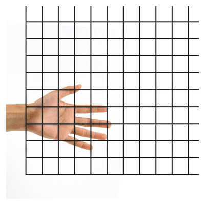 24 po x 100 pi de tissu noir enduit de vinyle, clôture en grillage d'acier galvanisé de calibre 16 pour la protection du jardin et les enclos pour animaux de compagnie