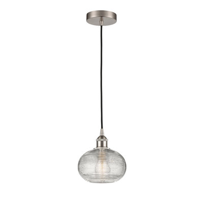 Luminaire suspendu à 1 lumière Edison Jerard-616-G555
