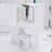 Versatile Bedside Cabinet with Advanced LED Mirror and Abundant Storage-1065452921
