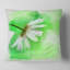 Camomille blanche avec éclaboussures vertes - coussin à imprimé floral-30745146-30745150
