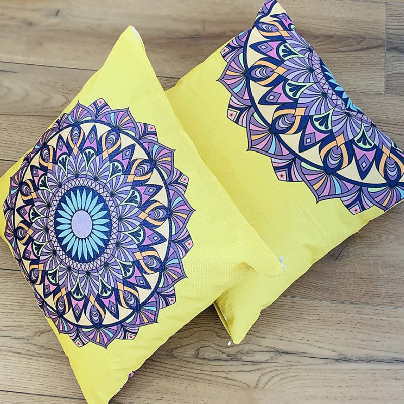Enderby Geometric Square Cushion Cover