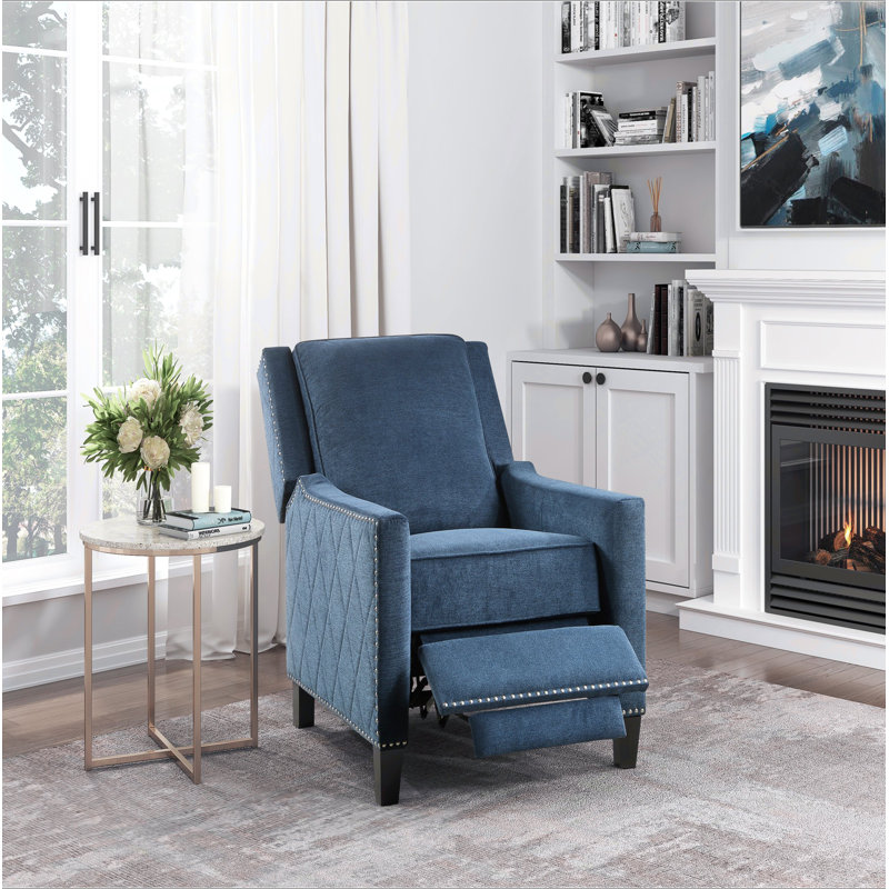 Fauteuil inclinable 1 pièce Modern Home Furniture, Bleu