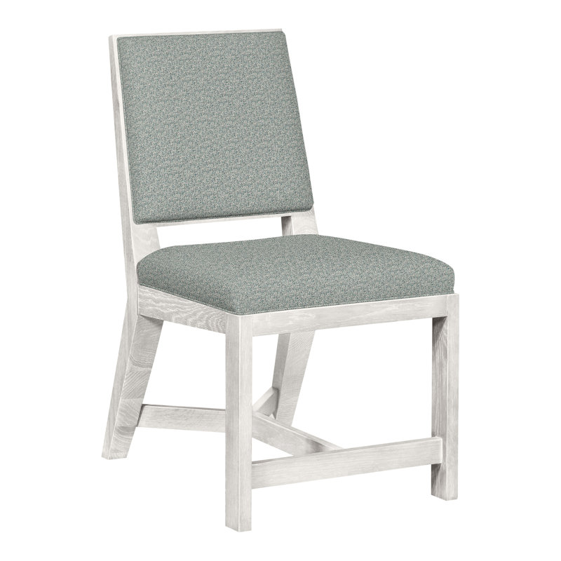 Thom Filicia Home Upholstered Back Side Chair, Casa Blanca, Tuck Water