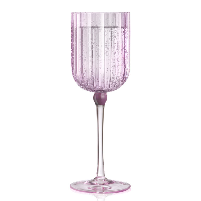 Ensemble de 4 verres à vin Cranberry