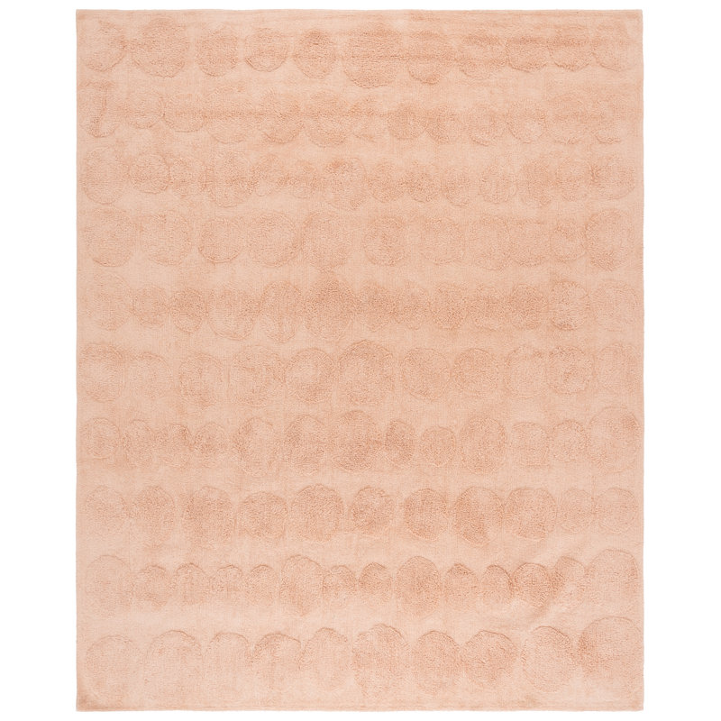 Easy Care 227 Hand Tufted Recycled Cotton Machine Washable Geometric Shapes Indoor Use Only Rug, Rectangle 8' x 10'