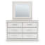 Commode et miroir birmonton