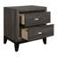 Mobilier de chambre à coucher à tiroirs en queue d'aronde de style contemporain 1pc