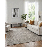 Namaskar Hand Loomed Area Rug in Light Gray