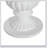 Adela Outdoor Patio MGO Side Table Umbrella Base With Sand-Filling, Set Of 1, Durable And Stylish For Modern Outdoor Living