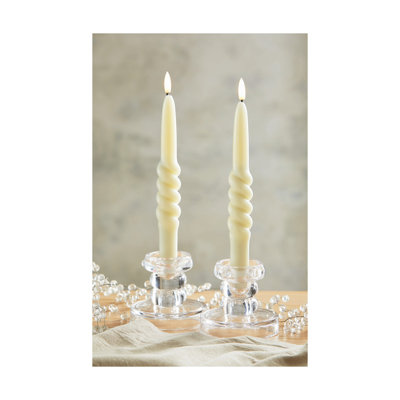 Twist Led Tapers S/2