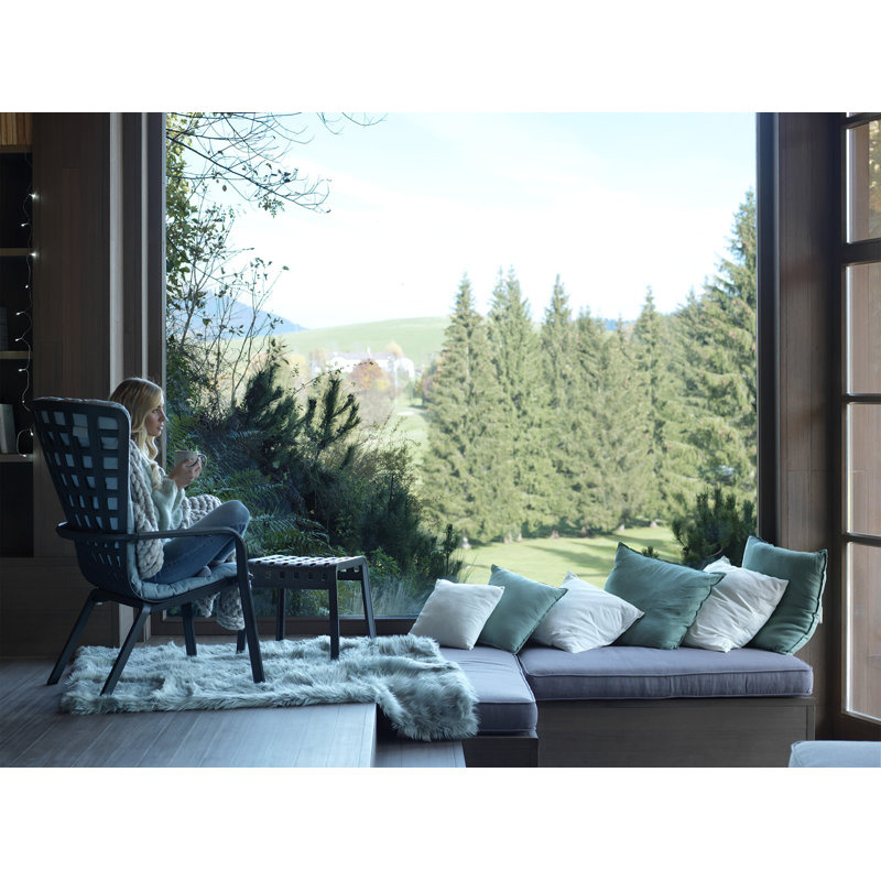 Folio Outdoor Lounge Chair, Tobacco