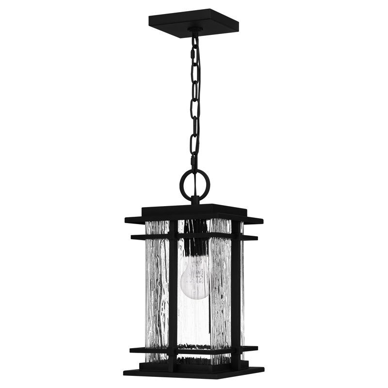 Luminaire suspendu en forme de lanterne à 1 lumière