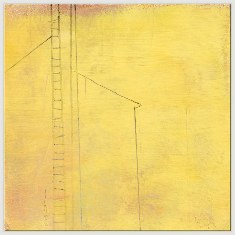 Toit par Jill Krasner, Cadre blanc