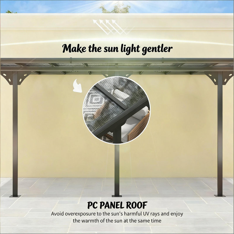 Pergola murale, pergola d'extérieur