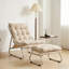 Chaise longue d'extérieur avec repose-pieds inclinable réglable pour le jardin-425740470-425740474