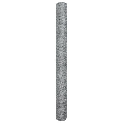 Vidaxl Hexagon Fence Galvanised Steel