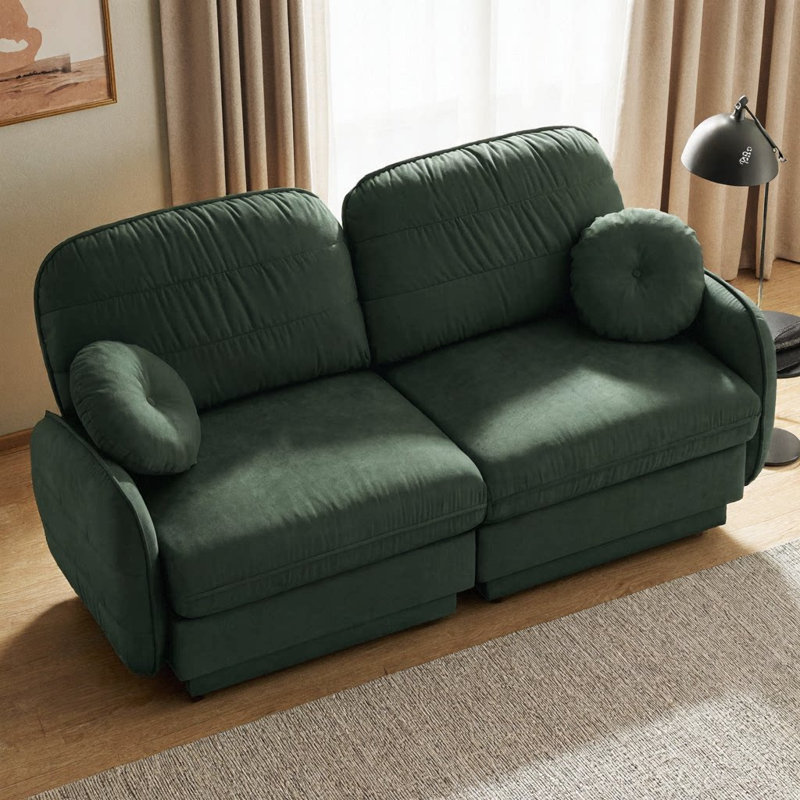 Canapé Chenille Cloud, Vert