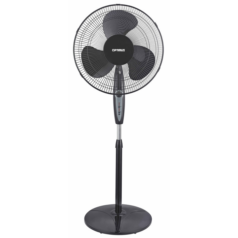 Ventilateur debout 16", Noir