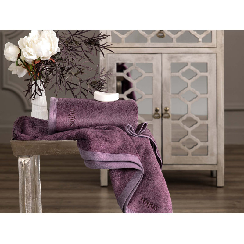 Poitiers Cotton Rectangle Napkins, Plum