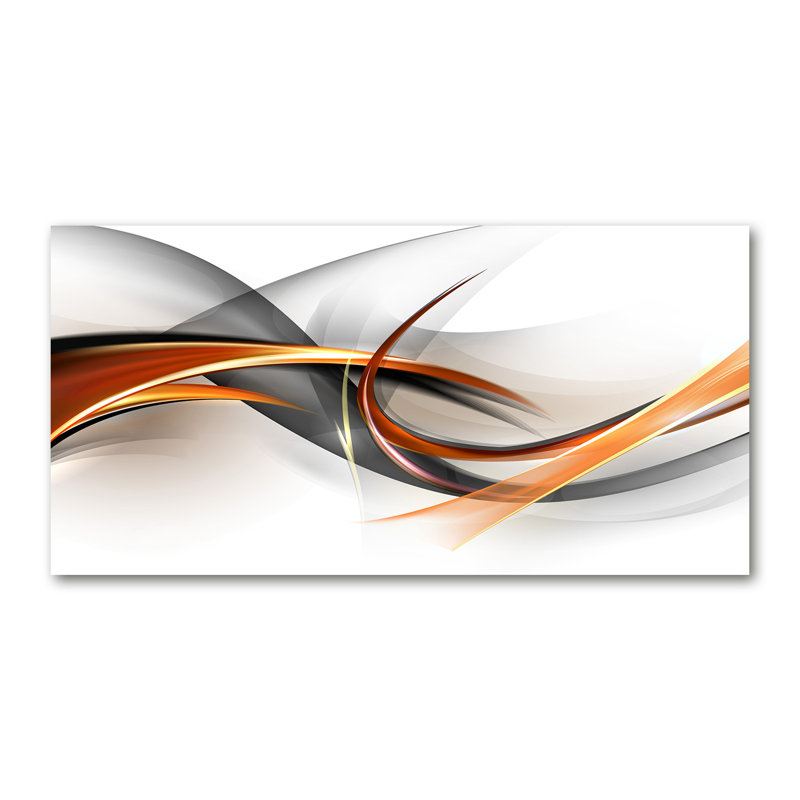 Waves Abstraction - Wrapped Canvas Print