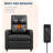 Power Recliner Chair with Massage & Heat, PU Leather Electric Recliner Sofa with USB Port and Side Pockets, Ergonomic Home Theater Seating for Living Room-1776668499