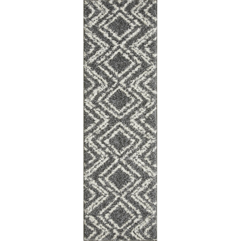 Hirotaka Performance Geometric Indoor Rug, Runner 2' x 6'7"