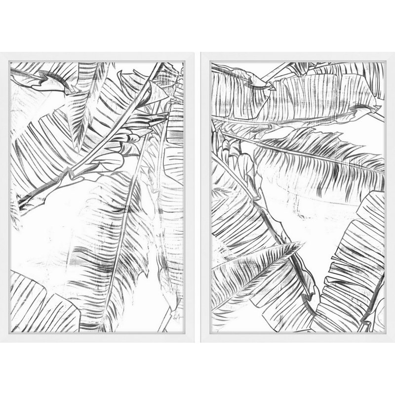 « estero » diptych, reproduction d’art encadrée, H 30 po x l 20 po x L 1,5 po
