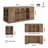78.7" Large Kitchen Island with Storage & Seating